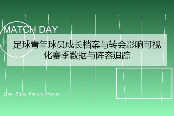 足球青年球员成长档案与转会影响可视化赛季数据与阵容追踪
